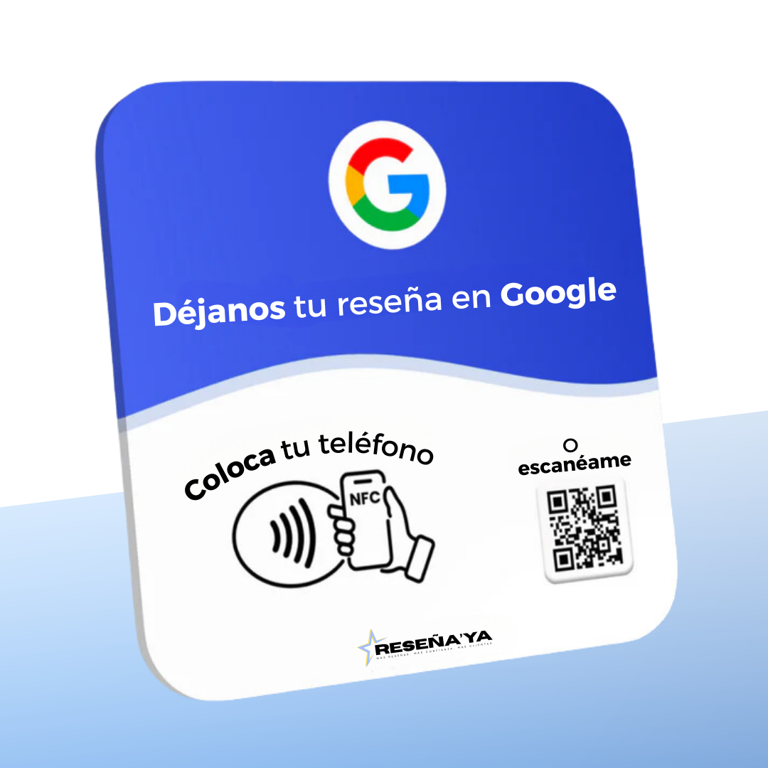 Placa de Reseñas Google